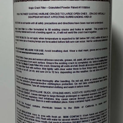 3 Pack Asphalt Magic Crack Filler - High-Performance Filler for Driveways, Parking Lots, and Roads!!